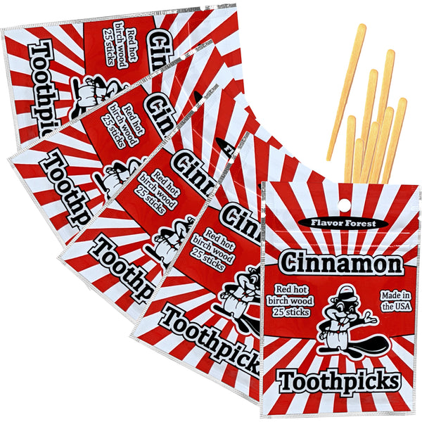 retro cinnamon toothpicks 5 packs