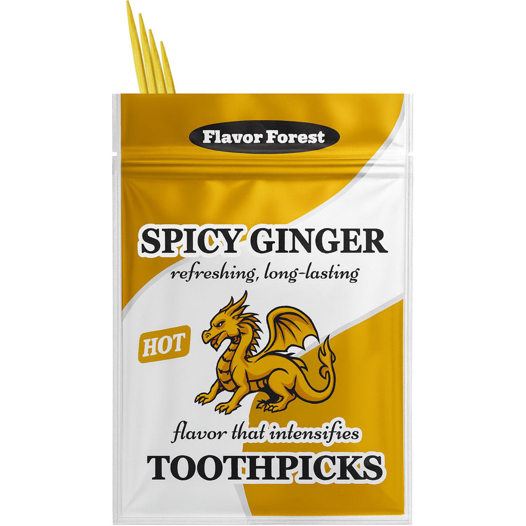 spicy ginger toothpicks 100ct