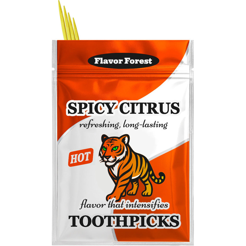 spicy citrus toothpicks 100ct