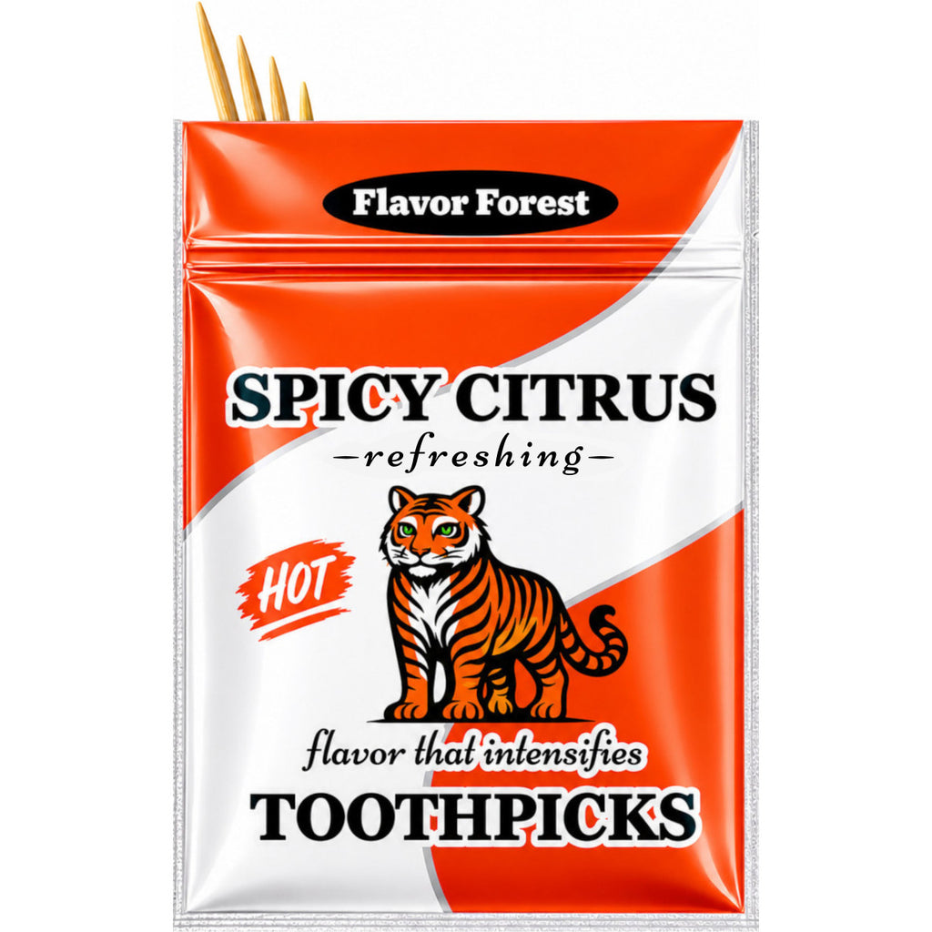 spicy citrus toothpicks 100ct
