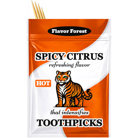 spicy citrus toothpicks 100ct