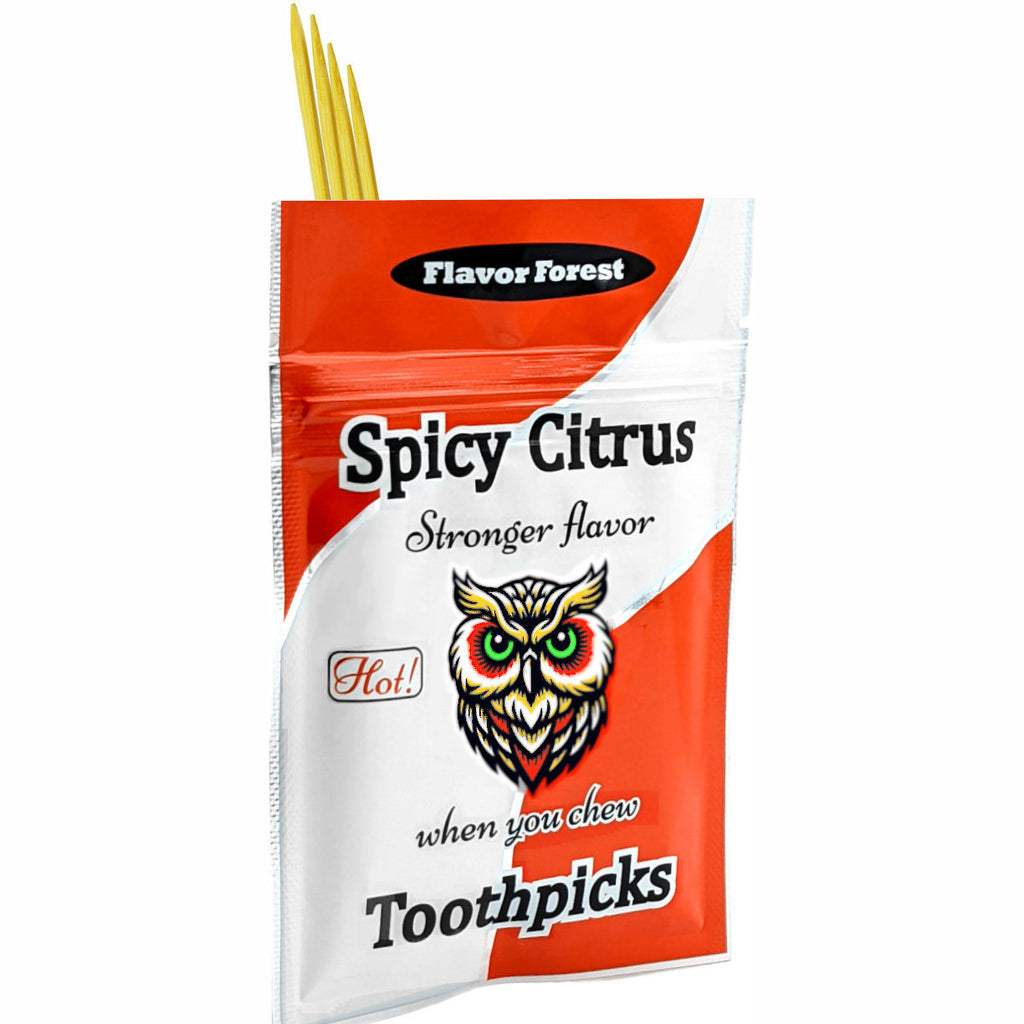 spicy citrus toothpicks 100ct