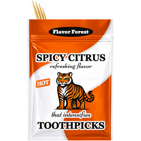 spicy citrus toothpicks 100ct