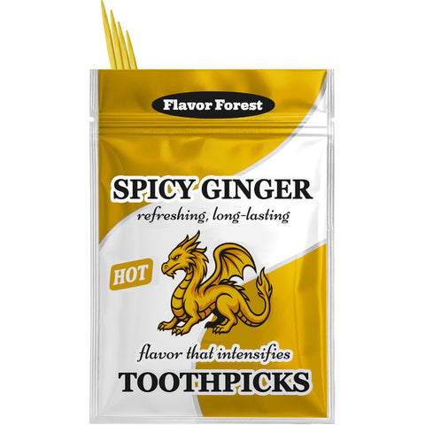 spicy ginger toothpicks 100ct