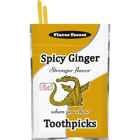 spicy ginger toothpicks 100ct